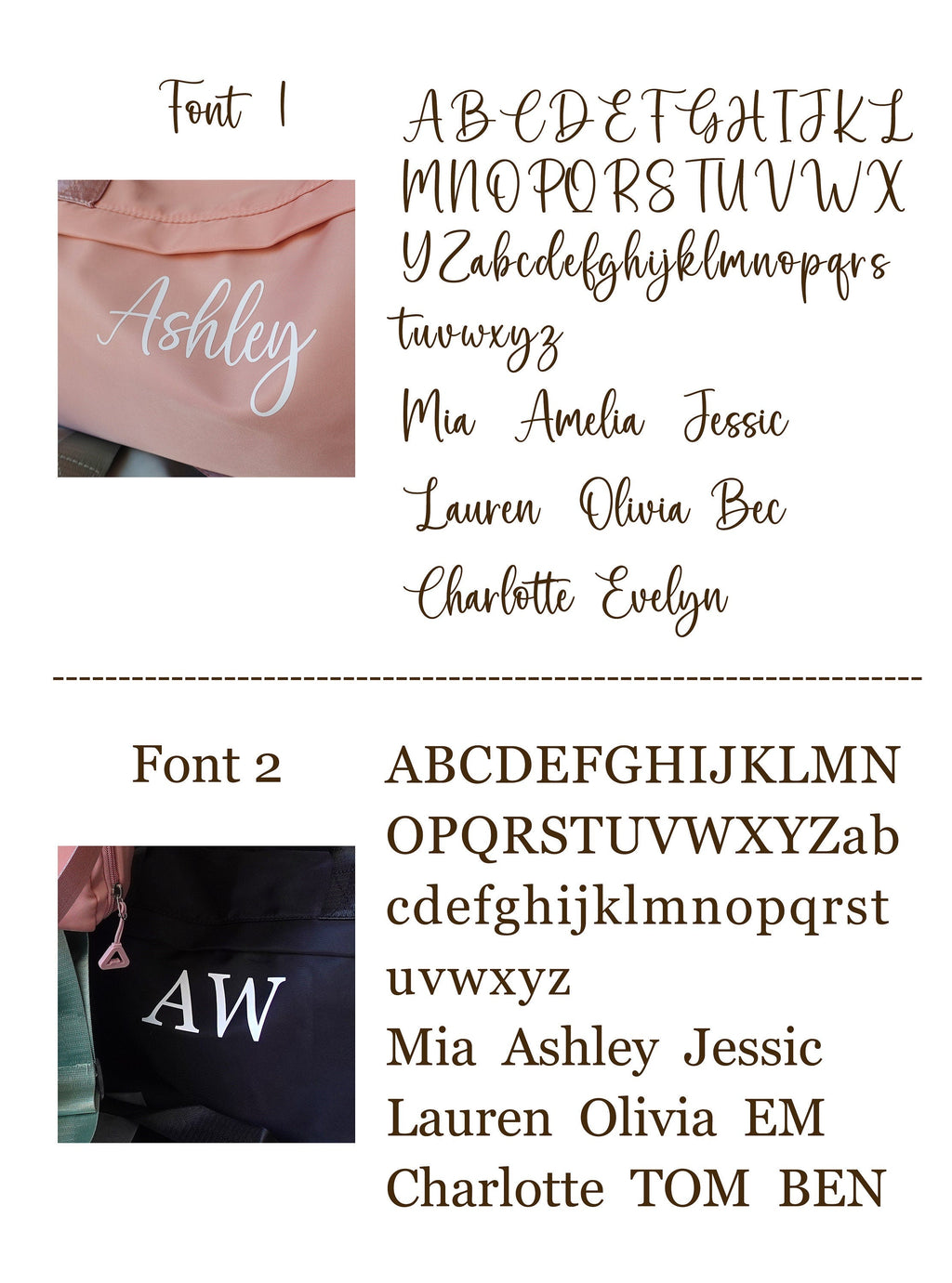 Personalized Duffle Bag, Travel Bag