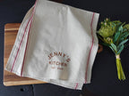 Personalized Embroidery Kitchen Tea Towel