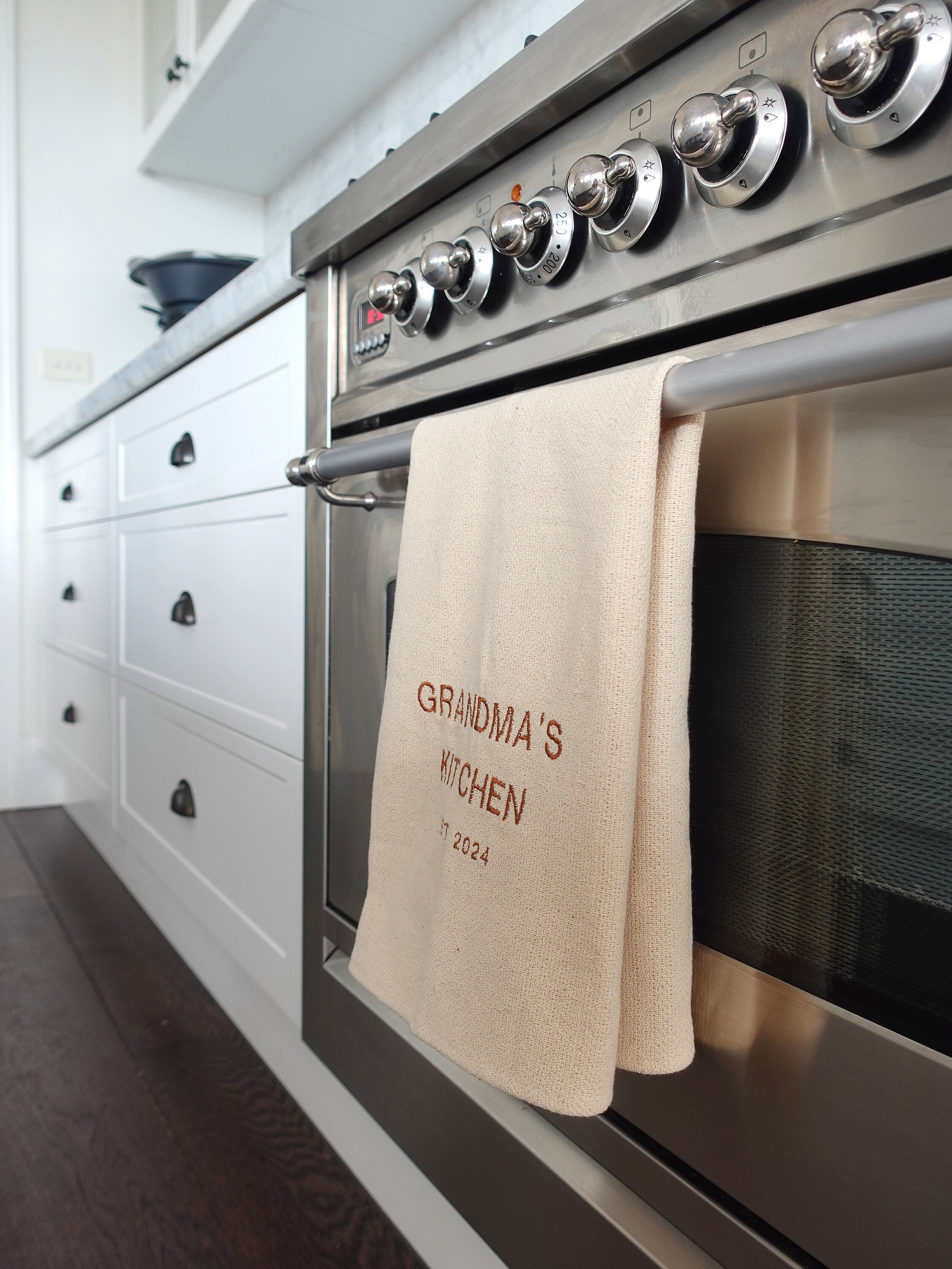 Personalized Embroidery Tea Towel