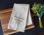 Personalized Embroidery Tea Towel