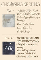 BeLettered. Personalized Canvas Tote Bag