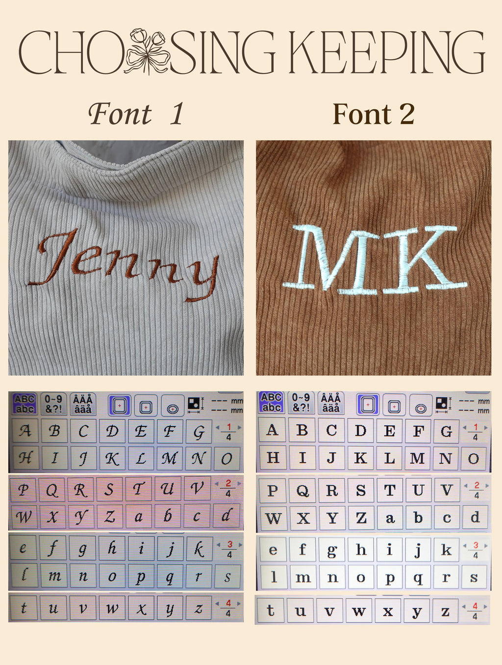 Personalized Large-Capacity Shopping Bag with Embroidery, Embroidered Striped Bag