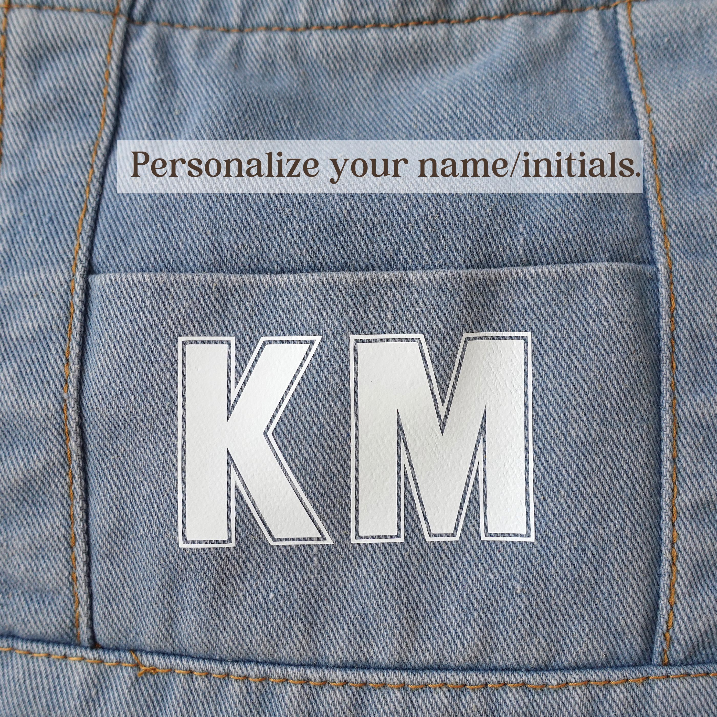 Personalized Denim Tote Bag