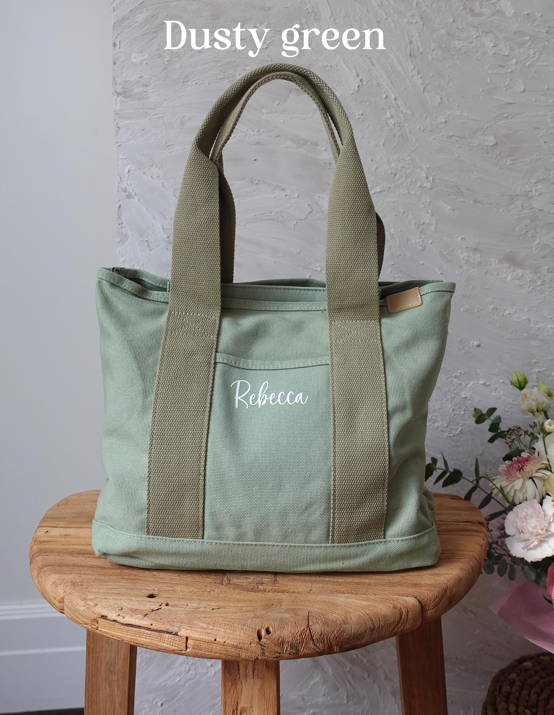 BeLettered. Personalized Canvas Tote Bag, Fits A4 Bag