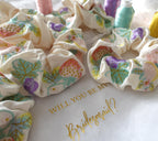 Embroidered Hair Scrunchie