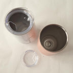Personalised 6oz Champagne Tumbler with straw, Stainless Flute Wine Glass