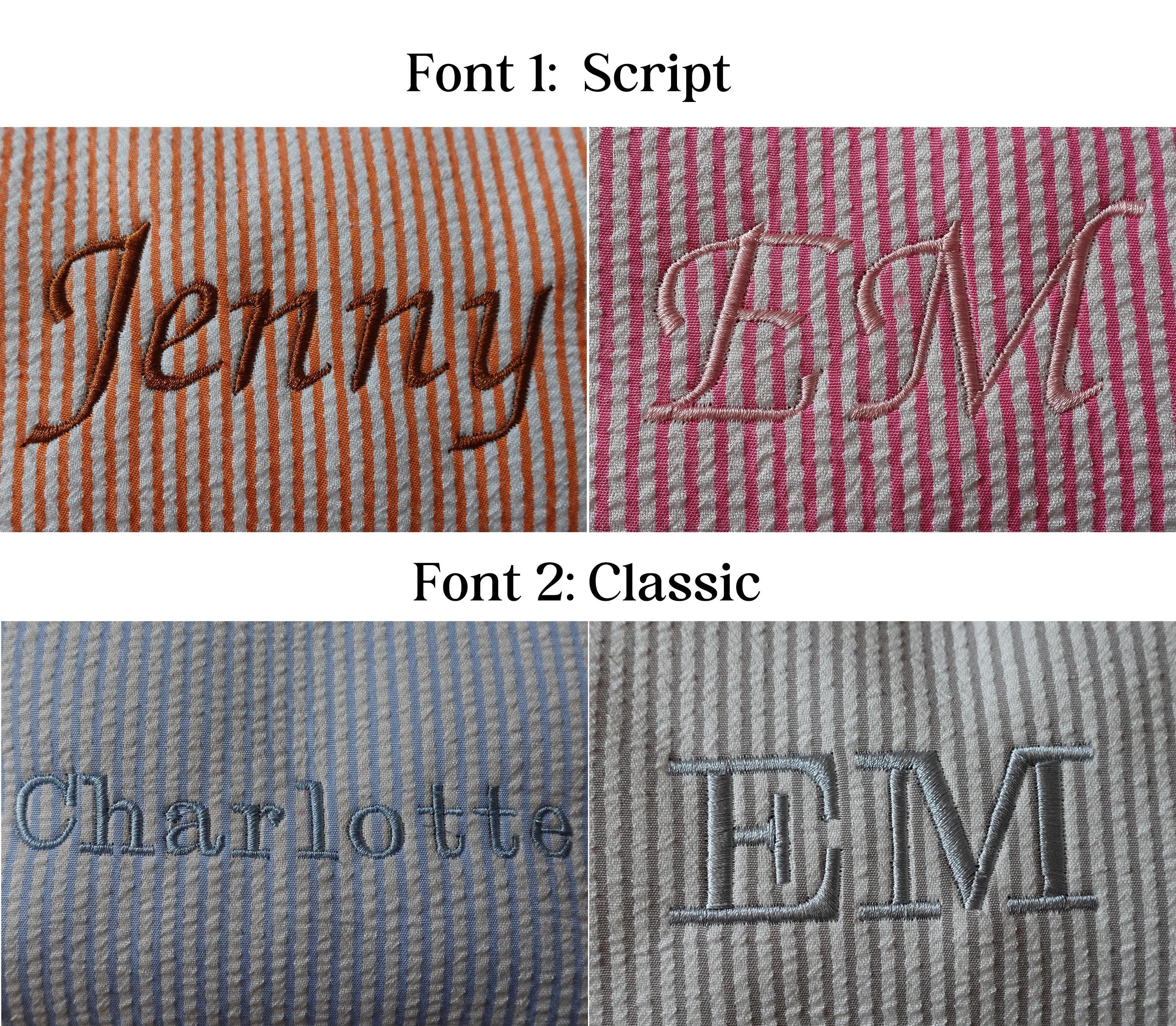 BeLettered. Personalized Striped Makeup Bag, Toiletry Bag