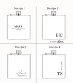 Personalised PU Leather Hip Flask