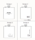 Personalised Hip Flask, 6oz, 304 Stainless Steel